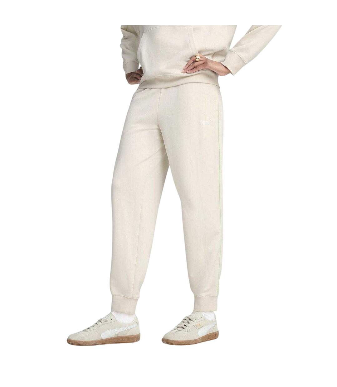 Pantalon De Jogging Sport Femme Blanc Puma-4