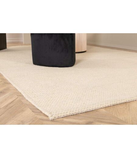 Tapis Tressé en Laine Marta 250x350cm Naturel