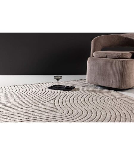 Tapis Déco Vince Solar 240x340cm Marron