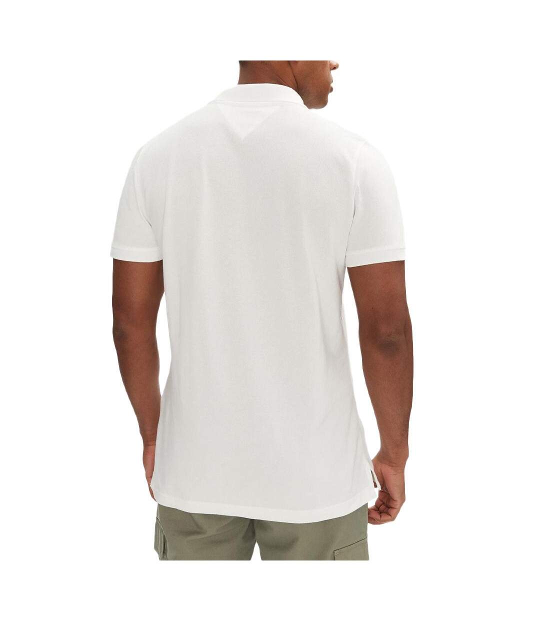 Polo blanc  homme tommy hilfiger tjm slim - xxl-2