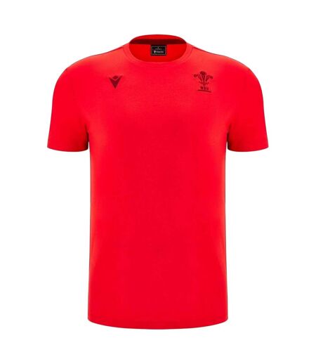 T-shirt Motif/style Macron Adulte Rouge Wales