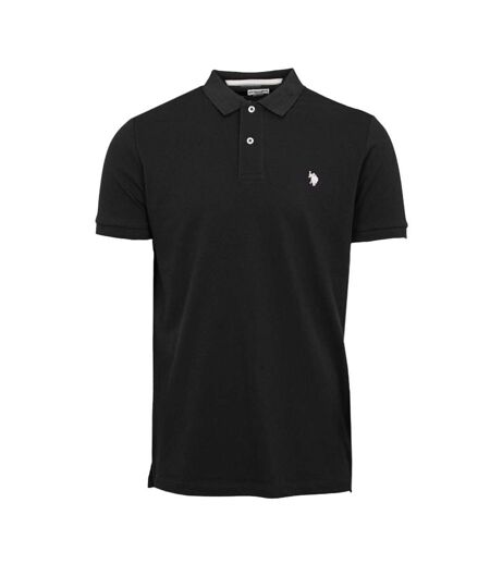 Polo noir homme us assn king - xxl