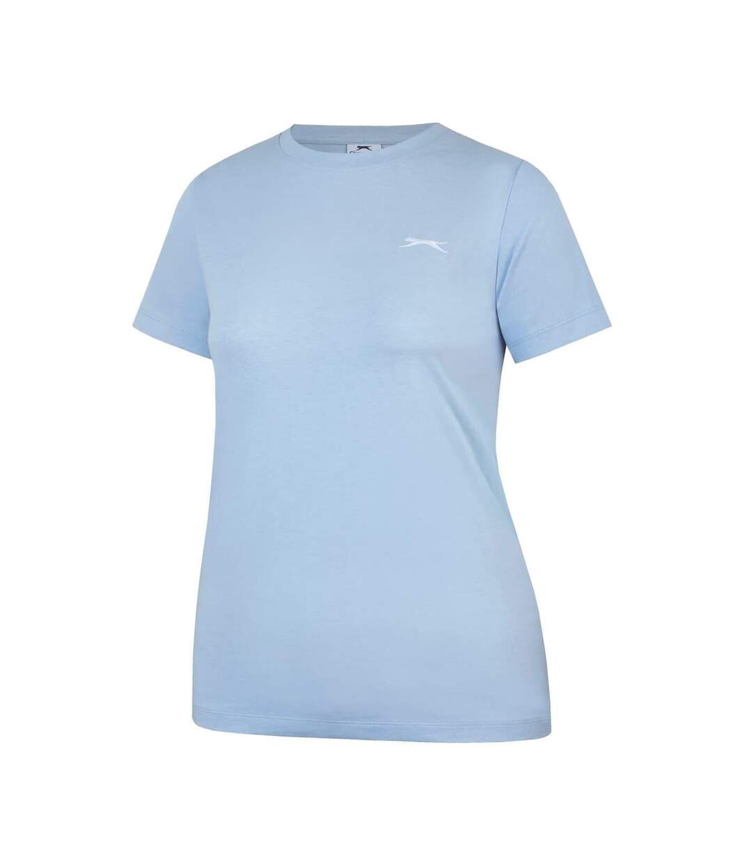 T-shirt Motif/style Uni Femme Bleu Clair Slazenger-3