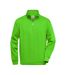 Sweat Workwear Homme Vert Citron James And Nicholson-1