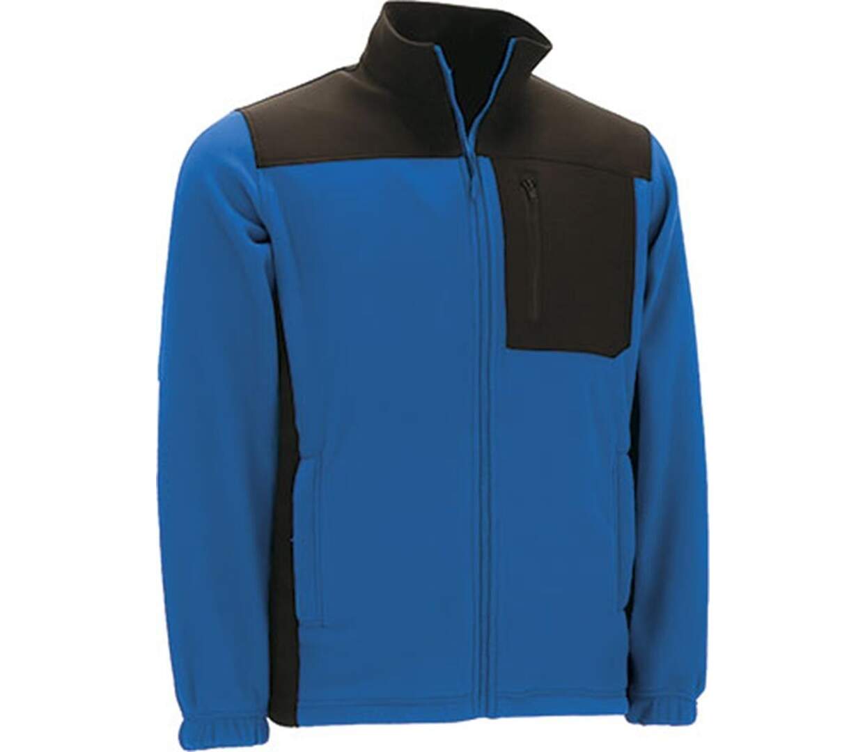 Polaire de travail - Homme - TYPHOON - bleu roi et noir-1