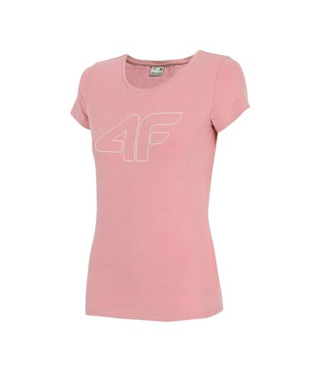 T-shirt H4l22-tsd353 Femme Rose 4F