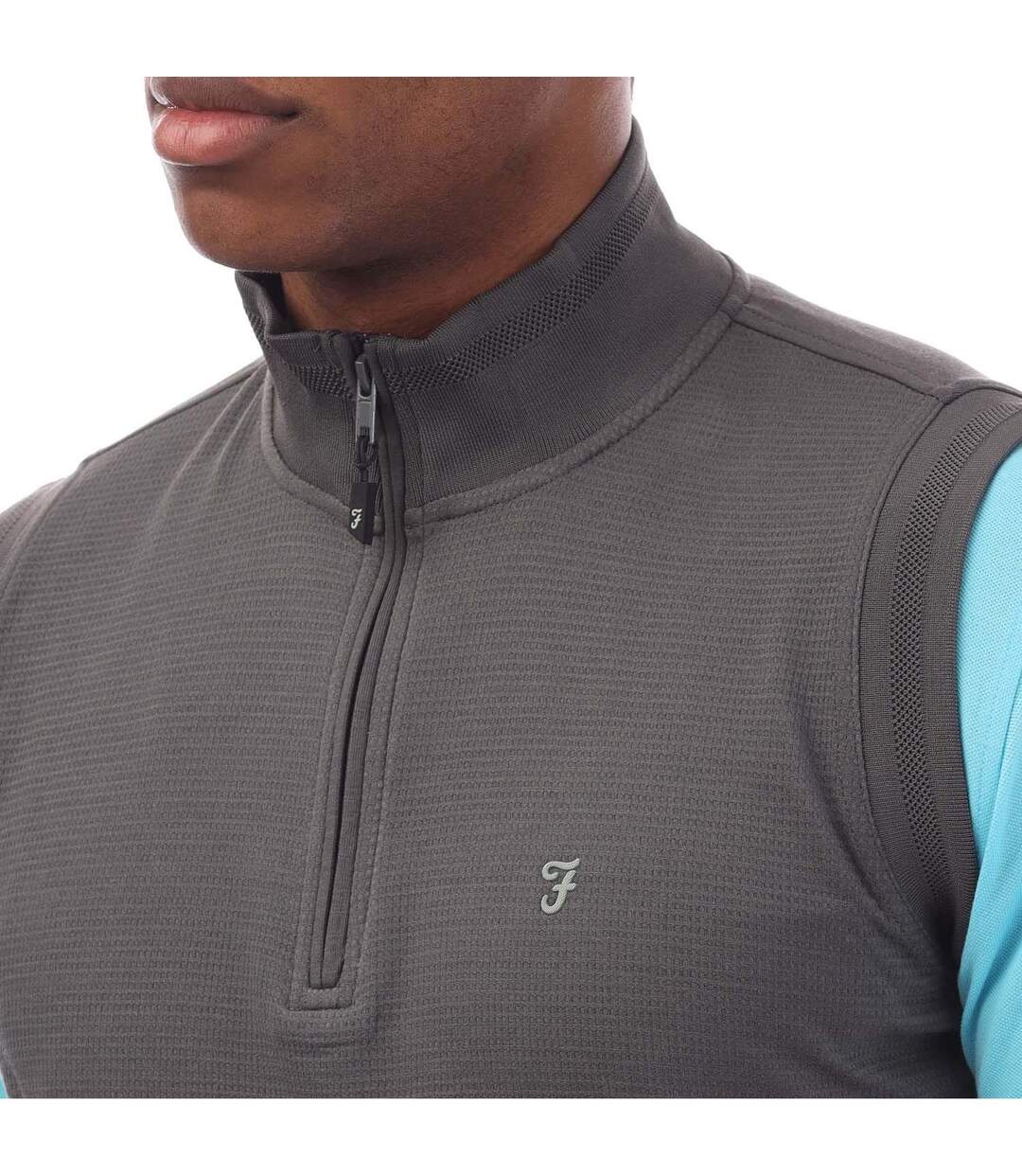 Veste Sans Manches Clint Homme Gris Farah-4
