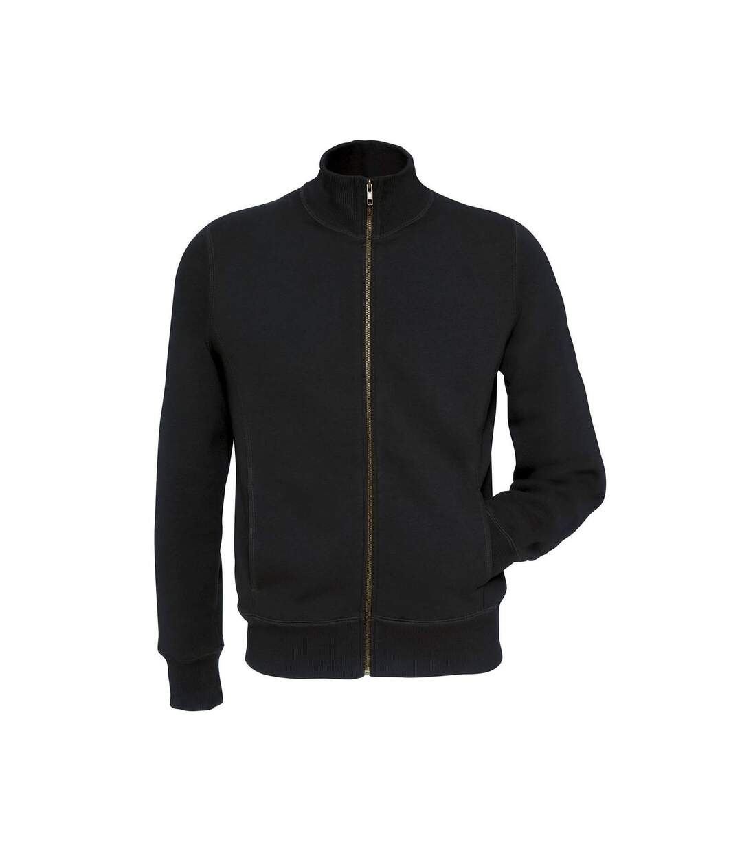 Veste sweat ouverture zippée - homme - WM646 - noir-2