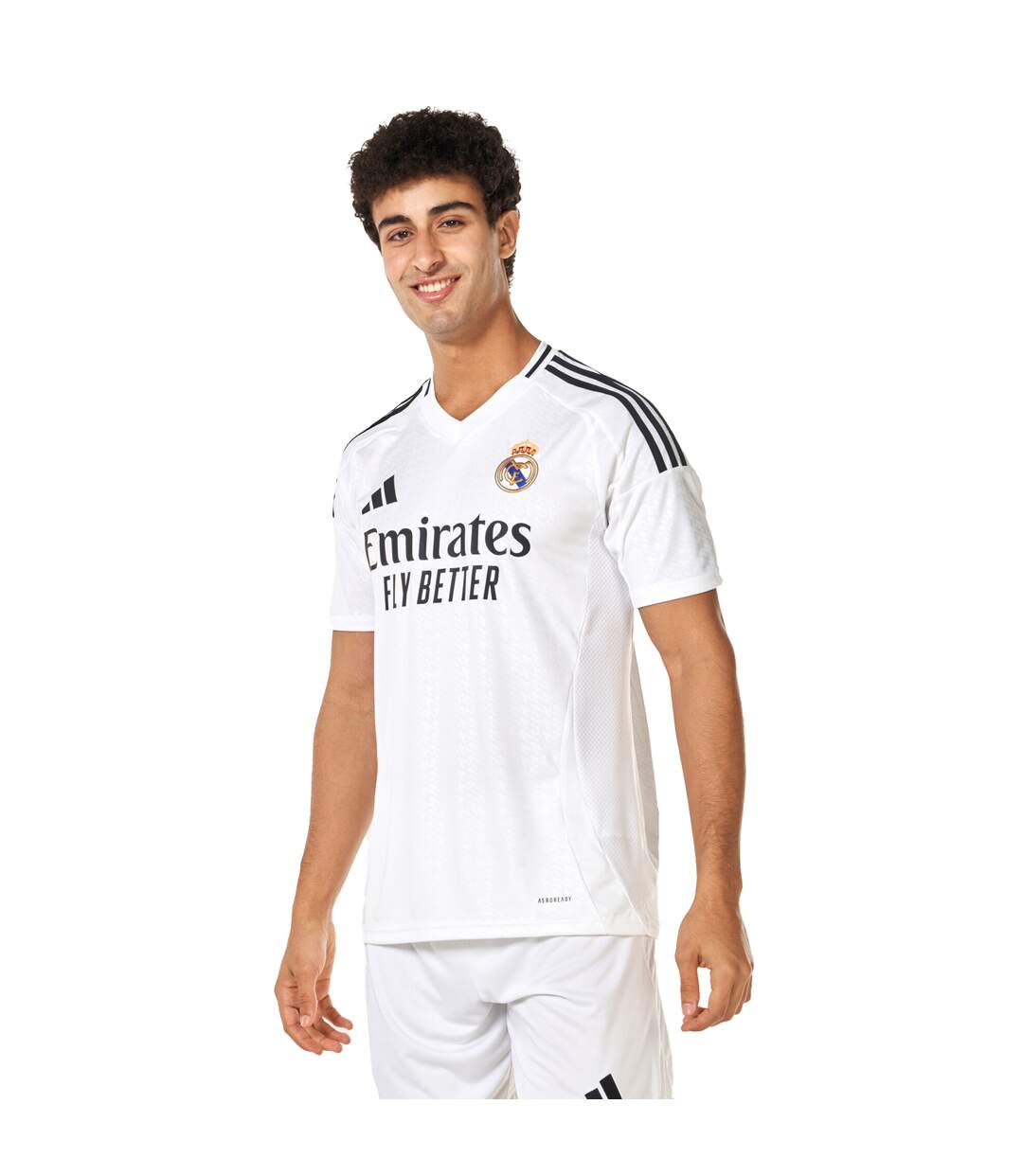 Maillot Domicile Style Real Madrid Cf Homme Blanc Adidas-1