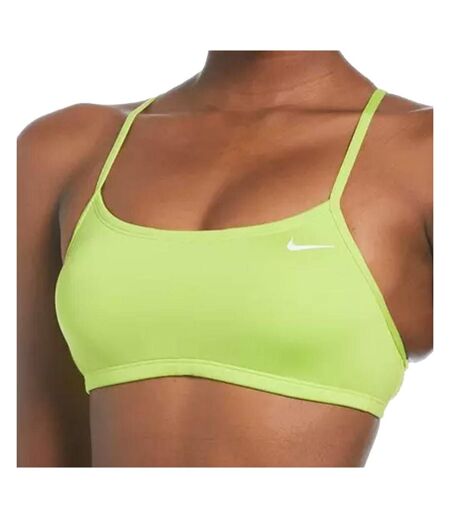 Haut de maillot de bain Vert Femme Nike Racerback312 - L