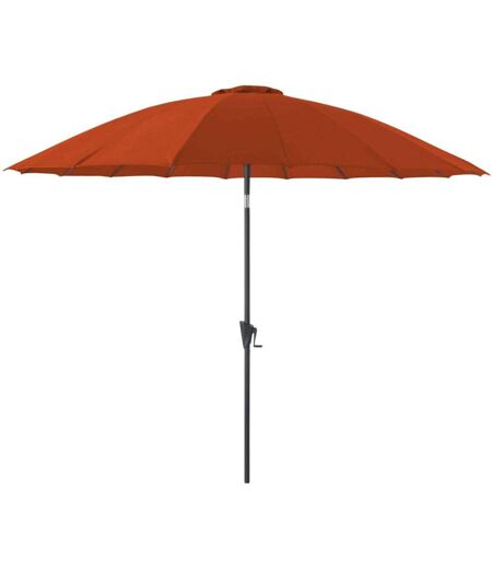 Parasol terrasse en fibre de verre Pagode 300 cm Paprika