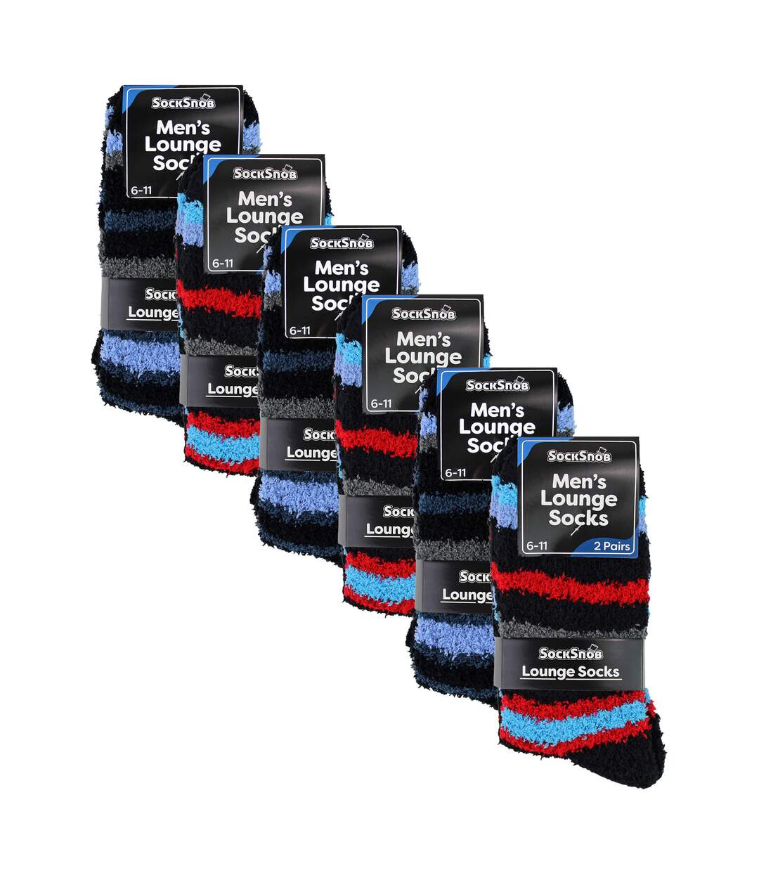 12 Pairs Mens Thick Cosy Bed Socks Non Slip Gripper Warm Winter Slipper Socks-2
