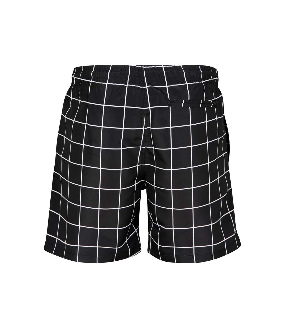 Short De Bain Motif/style Imprimé Intégral Homme Noir Blanc Urban Classics-2