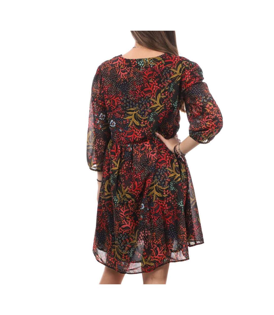 Robe imprimé floral Multi-couleurs Femme Teddy Smith Romana - XS-2