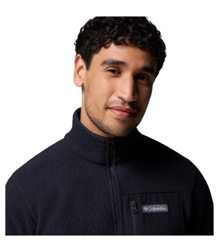 Mens Jasper Ridge Fleece Jacket Black Columbia