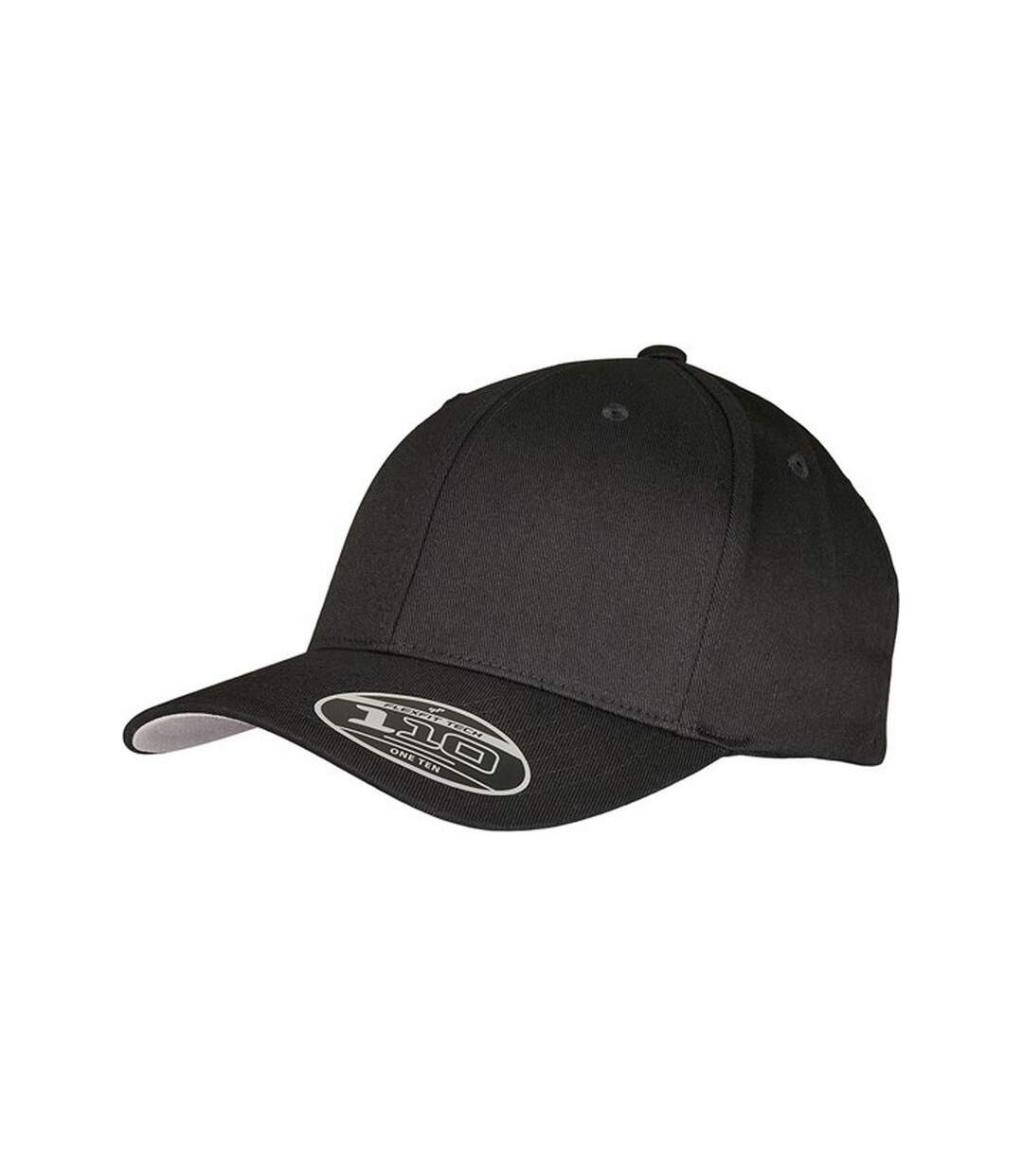 Unisex adult woolly combed adjustable cap black Flexfit-1