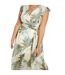 Robe mi-longue femme vert Dorothy Perkins