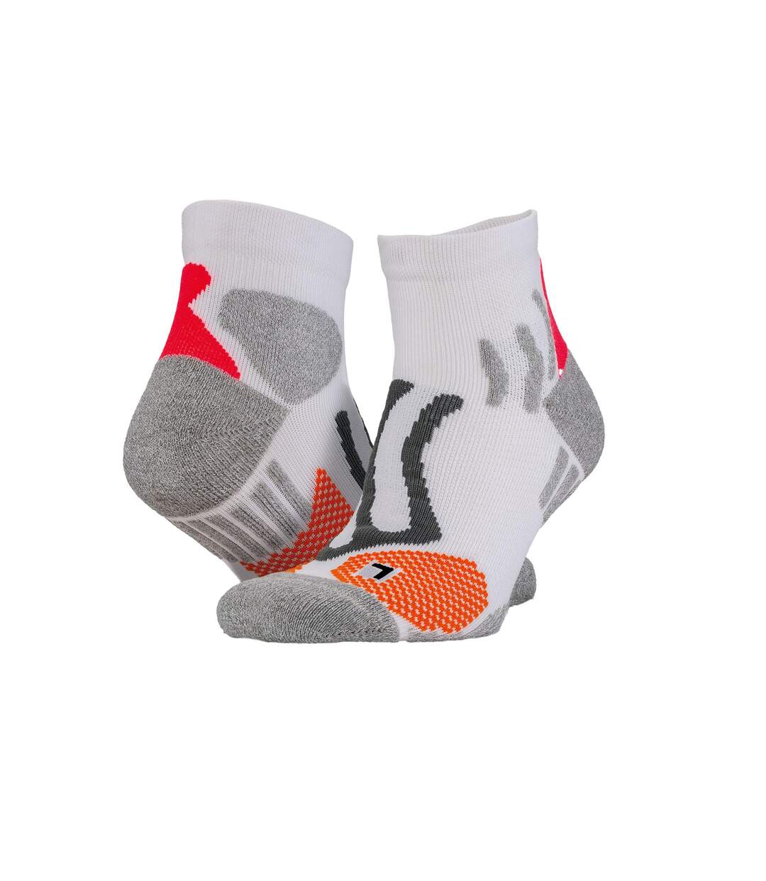 Chaussettes Techniques De Compression Unisexes Pour Adultes Blanc Spiro-1