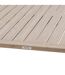 Table de jardin relevable rectangulaire en aluminium SALIMIA - Argile et lin-5