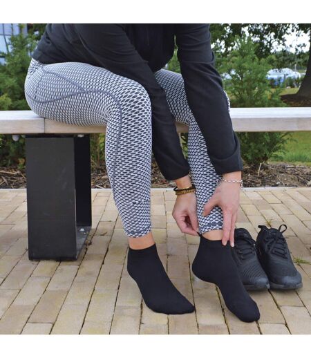 4 Pack Luxury Bamboo Low Cut Trainer Socks for Women