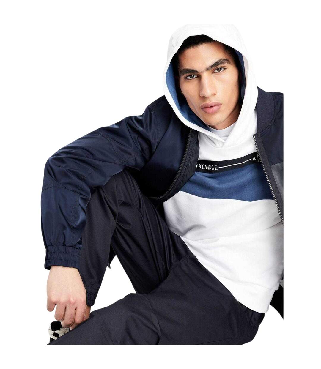 Mens Trousers Navy Armani Exchange-4