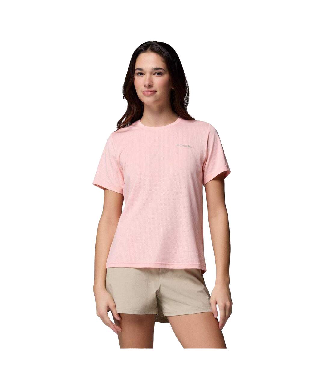 Womens/ladies Wild Springs Performance T-shirt Blue Columbia-1