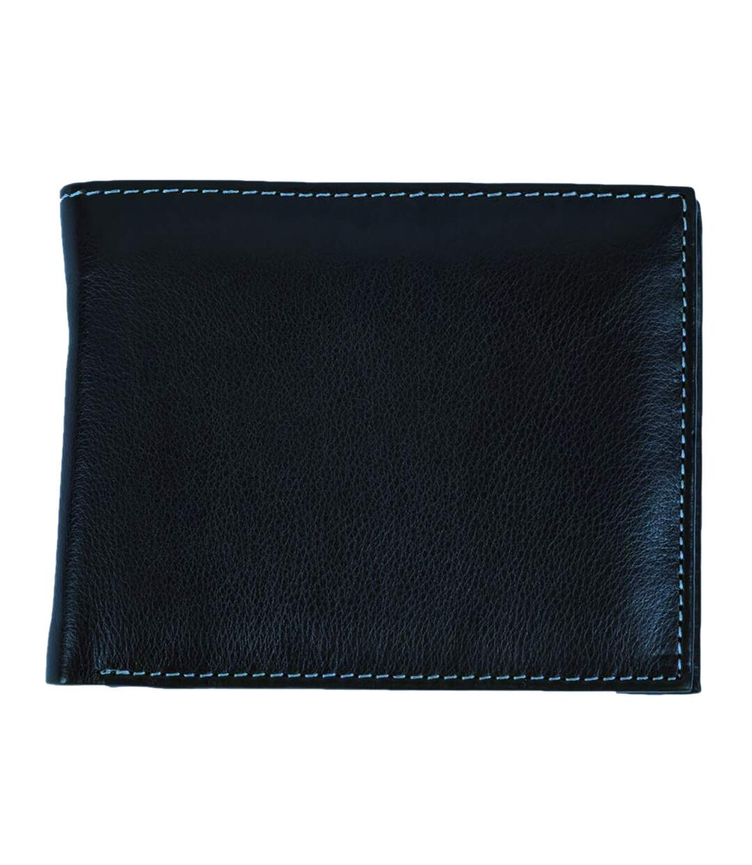 Mens mark trifold wallet with coin pocket one size navy Eastern Counties Leather