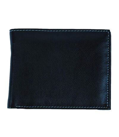 Eastern Counties Leather Mens Mark Trifold Wallet With Coin Pocket (Navy) (One Size)