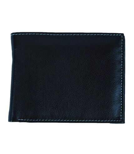 Eastern Counties Leather Mens Mark Trifold Wallet With Coin Pocket (Navy) (One Size) - UTEL323