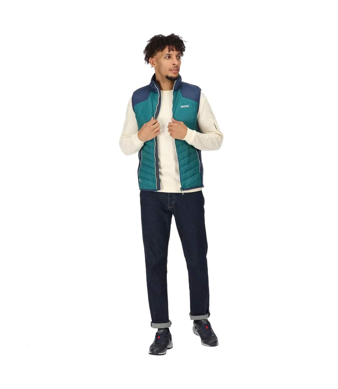 Mens Halton Vi Lightweight Body Warmer Pacific Green Admiral Blue Regatta-1