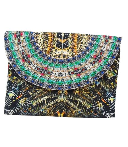Eagle Clutch Bag One Size Golden Inoa