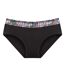 Lot  3 culottes femme en coton uni et ceinture imprimée Freegun-4