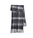 Echarpe noir/gris femme pieces natrisse-1