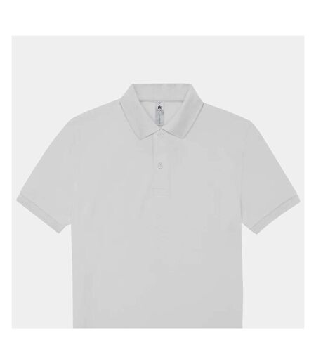 Mens my polo shirt white B&C