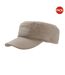 Lot de 2  casquettes militaire tank adulte beige Atlantis-1