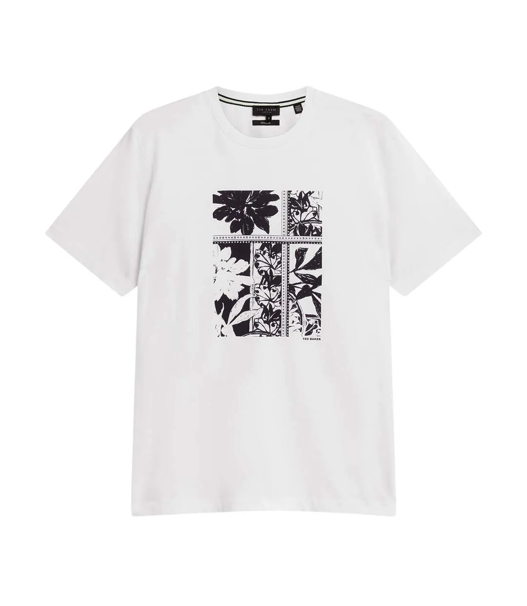T-shirt Motif/style Art De La Boîte Homme Blanc Ted Baker-2