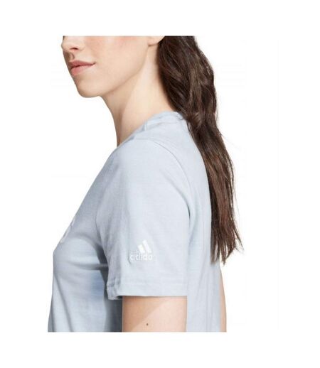 T-shirt Détente Style Logo Essentials Femme Bleu Clair Adidas
