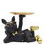 Vide-Poche Statue Bulldog 27cm Noir-2