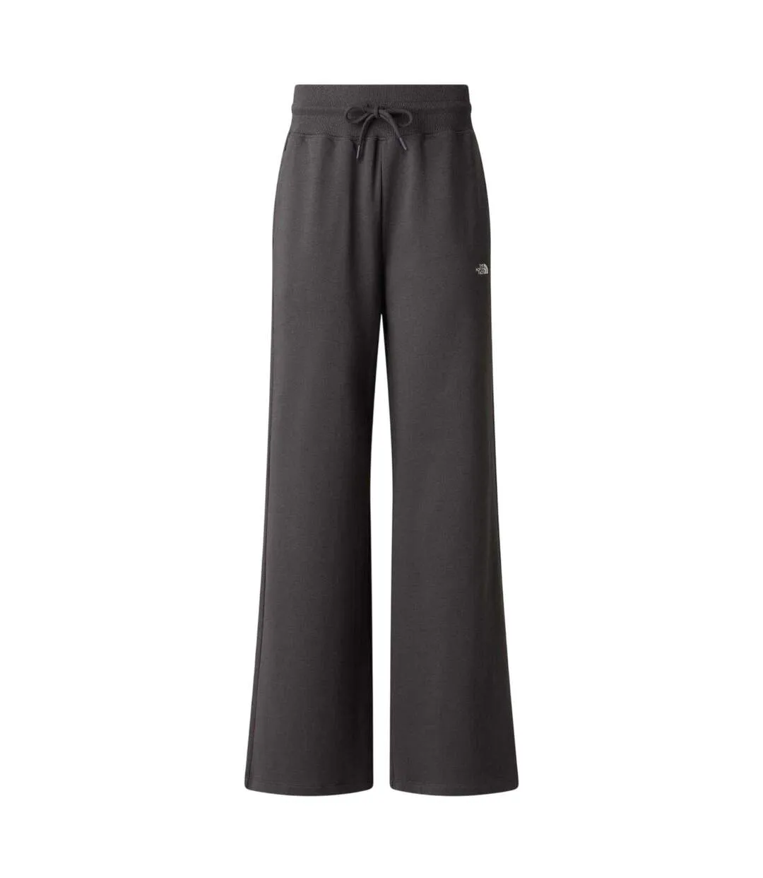 Womens/ladies Essential Fleece Wide Leg Jogging Bottoms Anthracite Grey The North Face-1
