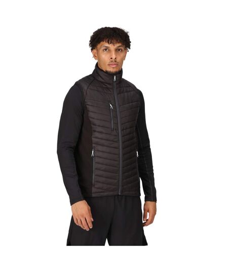 Doudoune sans manches navigate homme noir / gris phoque Regatta