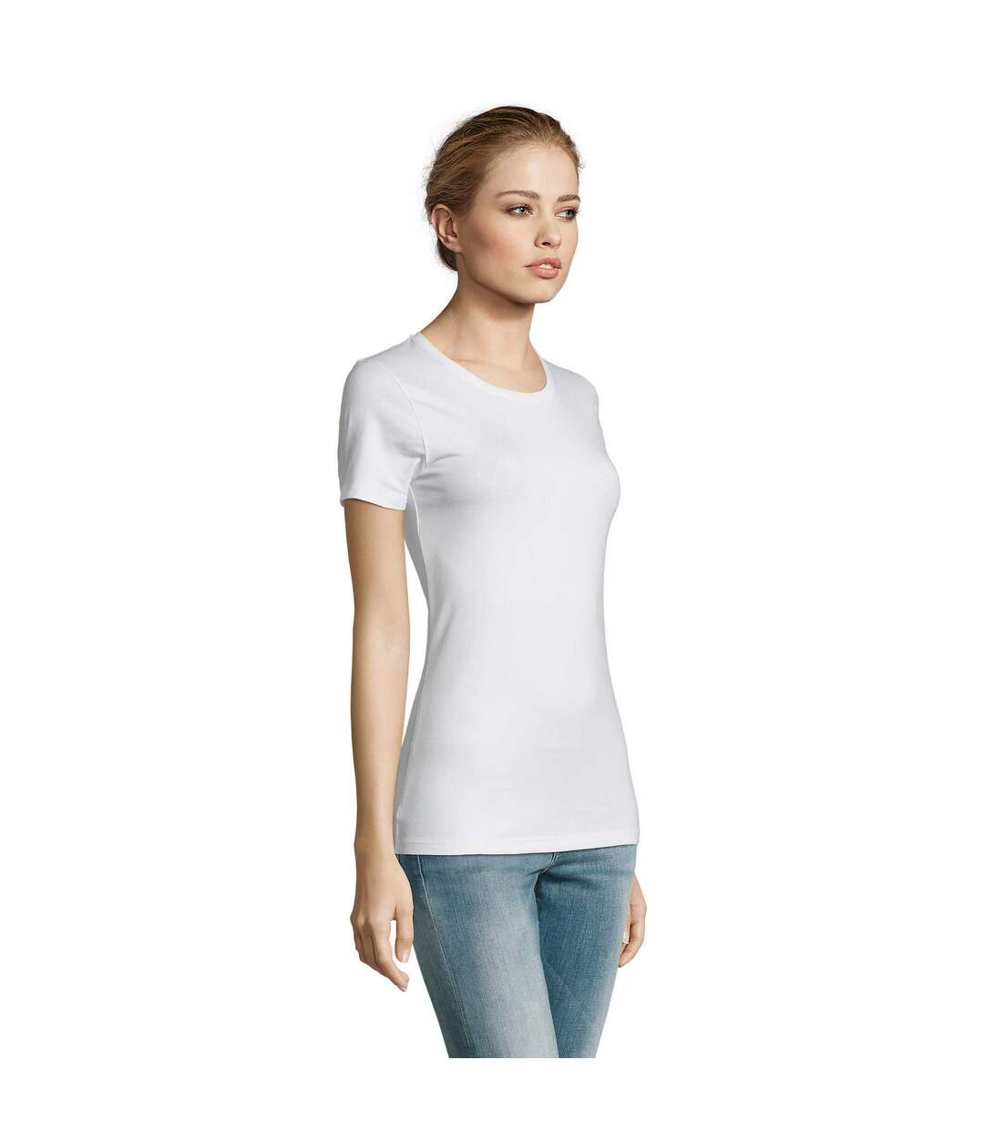 T-shirt Millenium Femme Blanc SOLS-3