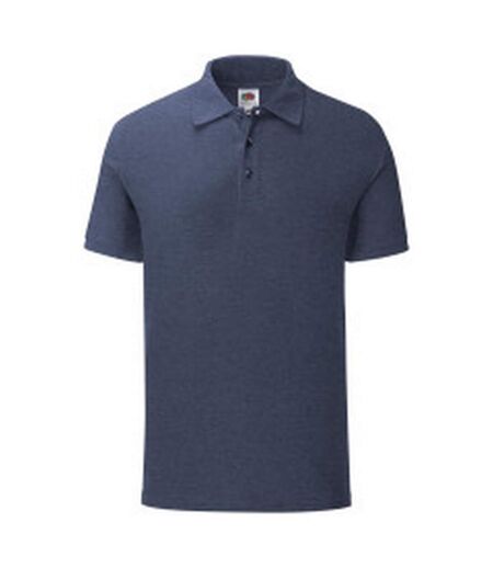 Polo Iconic Homme Bleu Marine Chiné Fruit Of The Loom