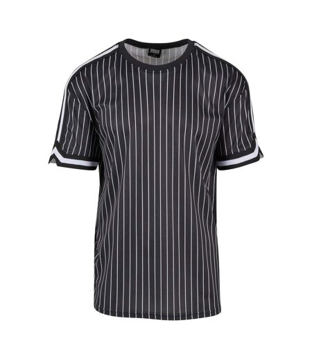 T-shirt Motif/style Rayé Homme Noir Blanc Urban Classics