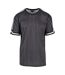 T-shirt Motif/style Rayé Homme Noir Blanc Urban Classics-1