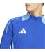 Mens Half Zip Long-sleeved Jersey Royal Blue Adidas-4