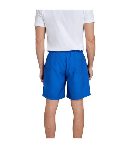 Short de bain uni pour hommes bleu cobalt Raging Bull