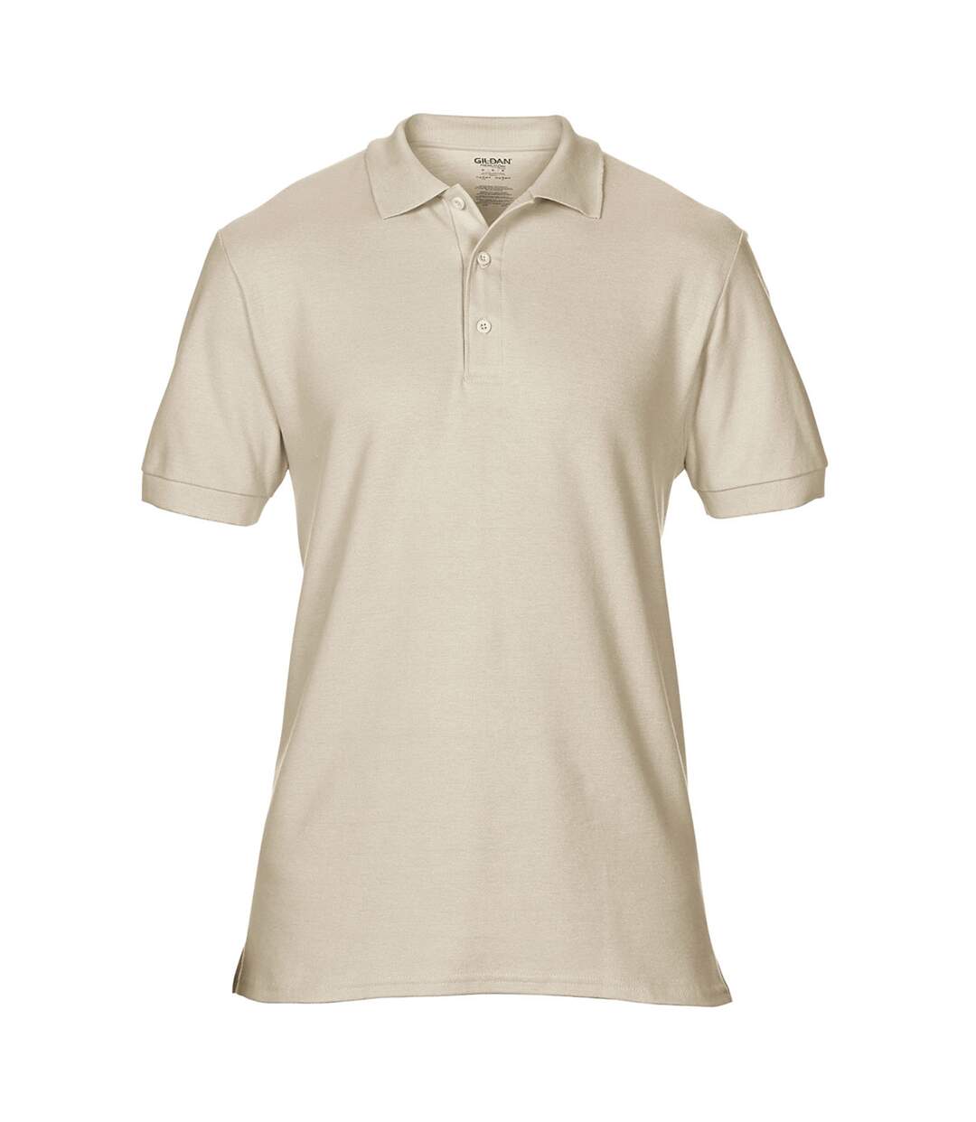 Polo de sport homme beige Gildan-1