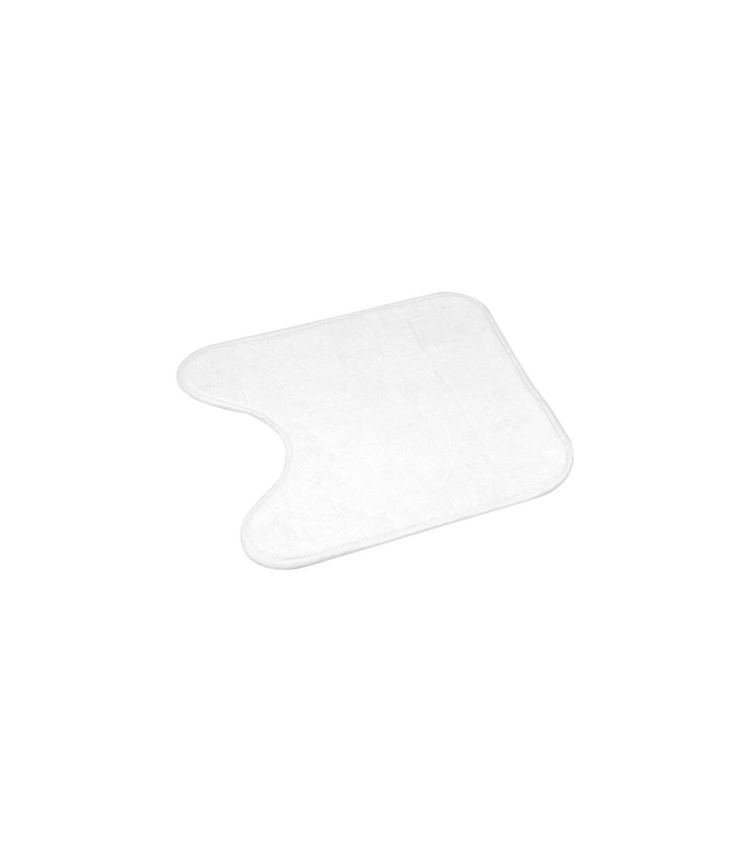 Tapis Contour WC Imprimé Orbella 45x45cm Blanc-2