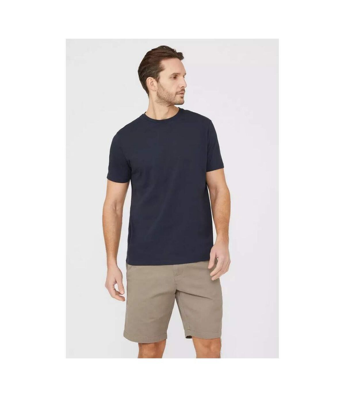 Maine Mens Crew Neck T-Shirt (Pack of 7) (Navy)