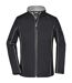 Veste Softshell Femme Noir Argenté James And Nicholson-1